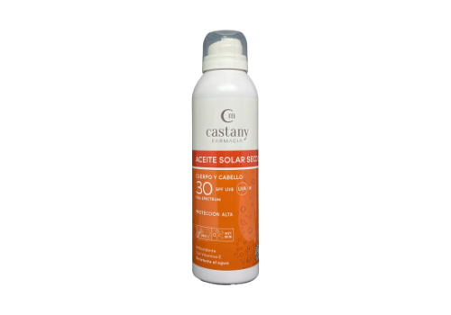 CASTANY ACEITE SOLAR SECO 30, 150 ML