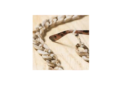 CADENA DE GAFAS XL CREMA