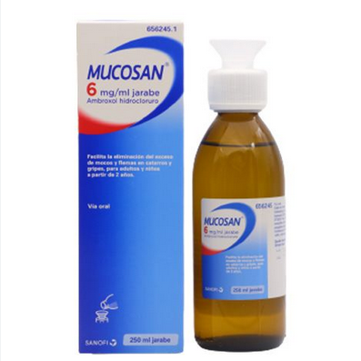 Mucosan 6 mg/ml jarabe 1 frasco 250 ml