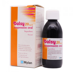 Dalsy 20 mg/ml suspension oral 1 frasco 150 ml