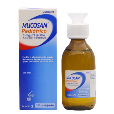 Mucosan pediatrico 3 mg/ml jarabe 1 frasco 200 ml