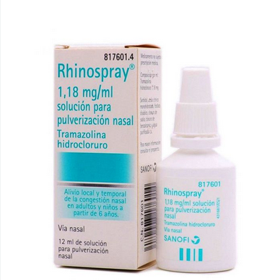 Rhinospray 1,18 mg/ml solucion para pulverizacion nasal 1 frasco 12 ml