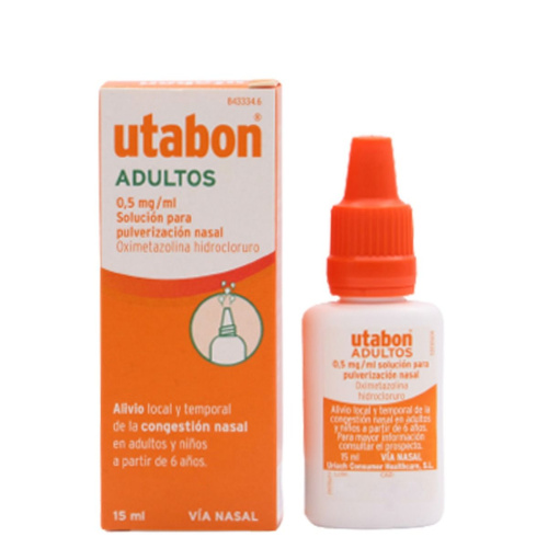 Utabon adultos 0,5 mg/ml solucion para pulverizacion nasal 1 frasco 15 ml