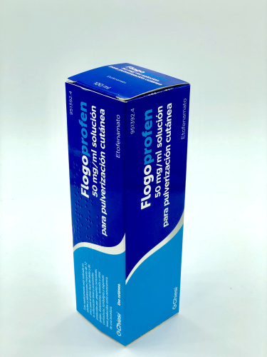 Flogoprofen 50 mg/ml solucion para pulverizacion cutanea 1 frasco 100 ml