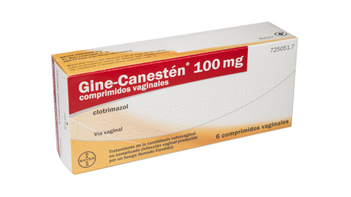 Gine canesten 100 mg 6 comprimidos