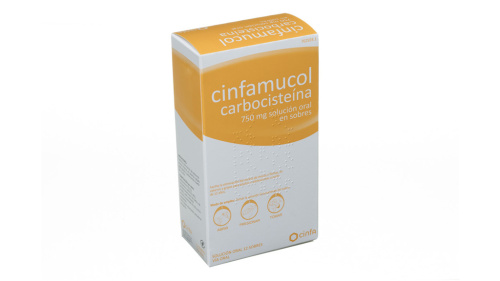 Cinfamucol carbocisteina 750mg 12sob