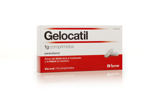 Gelocatil 1g 10 comp