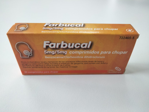 Farbucal 5mg/5mg 20 comp