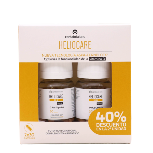 Helio 360 capsulas d plus pack 40% dto
