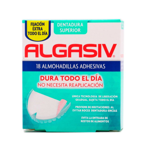 Algasiv almohadillas adhesivas dentadura superior