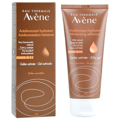 Avène autobronceadora hidratante cara y cuerpo gel satinado pieles sensibles