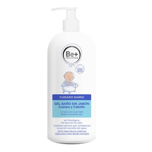 Be+ gel baño sin jabón cuerpo y cabello 