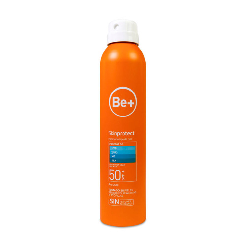 Be+ protector solar bruma transparente corporal spf 50+