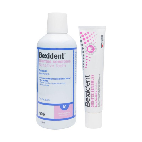 Bexident dientes sensibles colutorio 500ml +pasta dentifríca 75ml