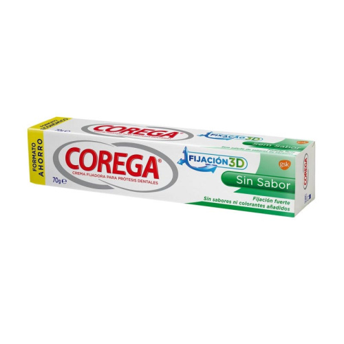 Corega crema fijadora para prótesis dental sin sabor