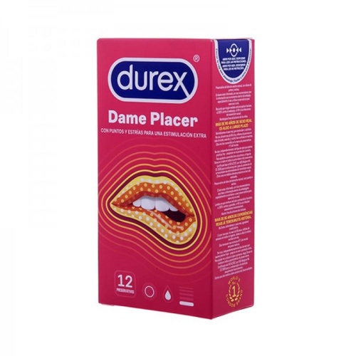 Durex preservativos dame placer 12 unidades