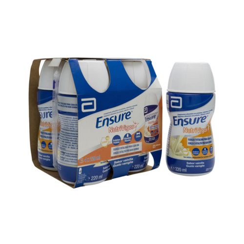Ensure nutrivigor sabor vainilla 4 botellas x 220ml