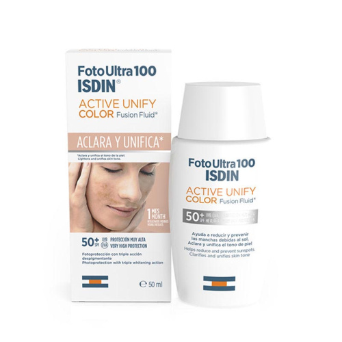 Isdin active unify fusion fluid color spf100+ 50 ml