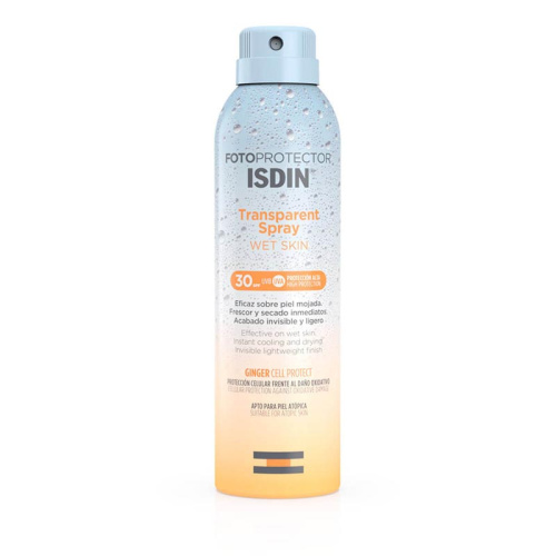Isdin transparent spray wet skin spf30 250 ml