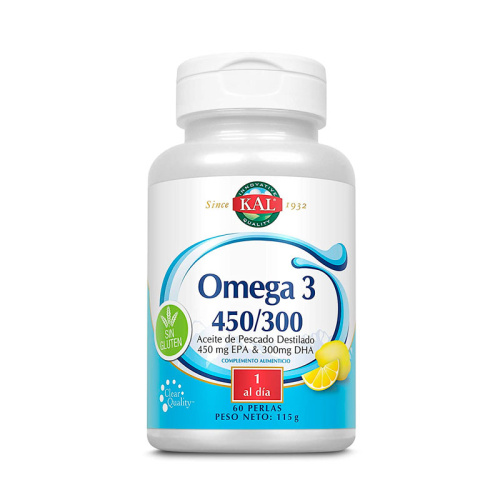 Kal omega 3 450 epa / 300 dha 60 perlas