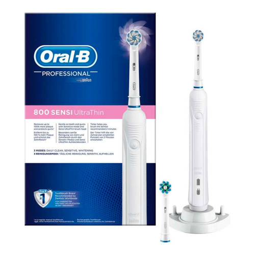 Oral-b cepillo dental eléctrico 800 sensi ultra thin + pasta dental