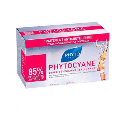 Phyto phytocyane tratamiento anti-caída femenino