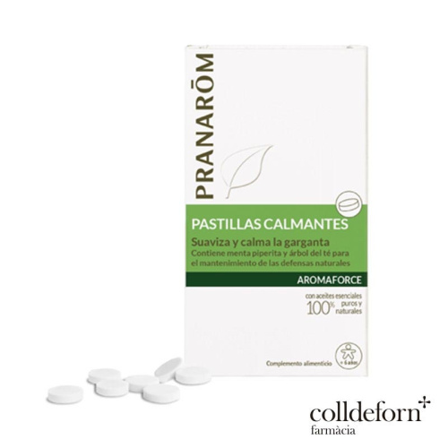 Pranarôm Aromaforce Pastillas Calmantes para la Garganta – 21 Comprimidos