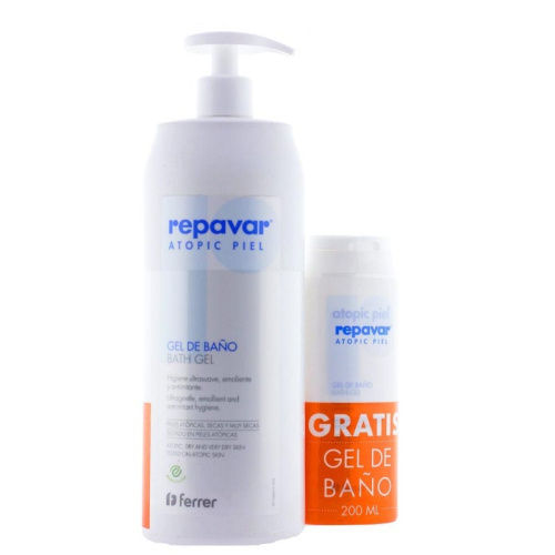 Repavar atopic piel gel de baño