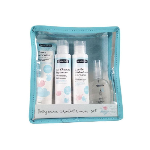 Suavinex baby care essentials mini-set 100 ml + 100 ml + 75 ml + 50 ml