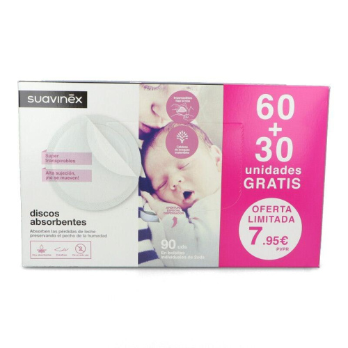 Suavinex discos absorbentes 60 unidades
