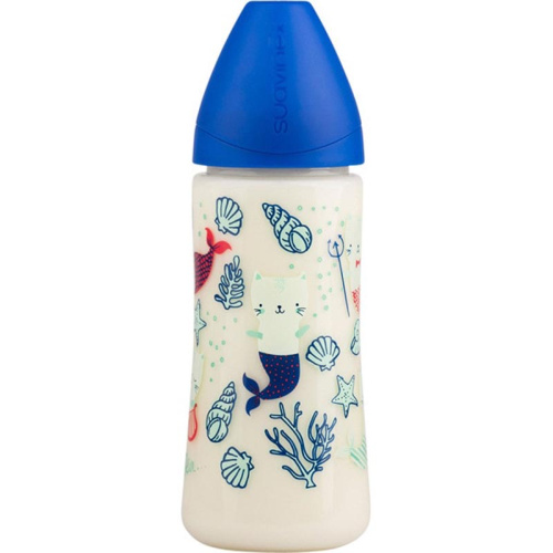 Suavinex biberón látex 360ml tetina anatómica flujo medio 6m 1 unidad