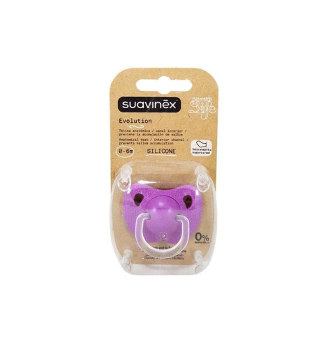 Suavinex evolution chupete silicona anatómico 18m 1 unidad