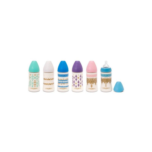 Suavinex premium biberón silicona tetina redonda 3 posiciones 270 ml 1 unidad