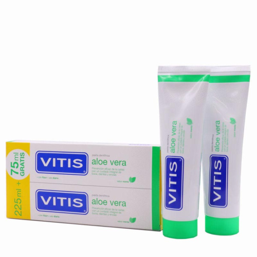 Vitis aloe vera pasta dentífrica manzana 150 ml + 150 ml