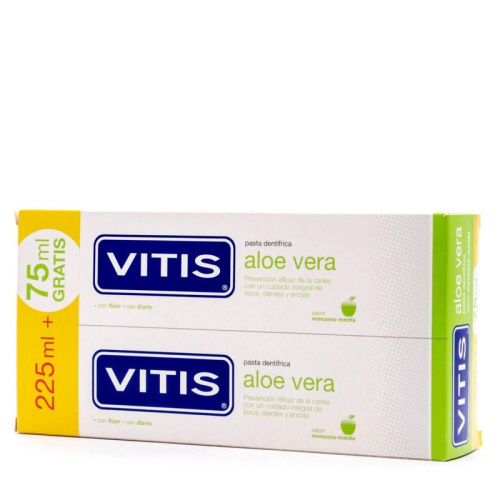 Vitis aloe vera pasta dentífrica menta 150 ml + 150 ml