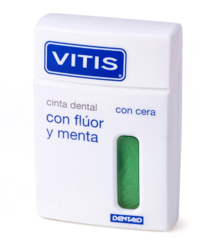 Vitis cinta dental con fluor y menta 50 m