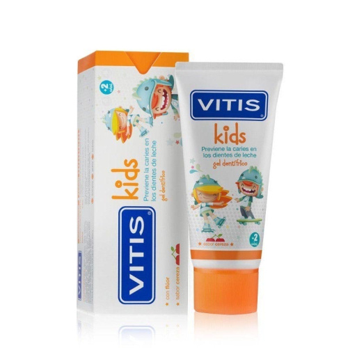 Vitis kids gel dentífrico +2 años sabor cereza 50 ml
