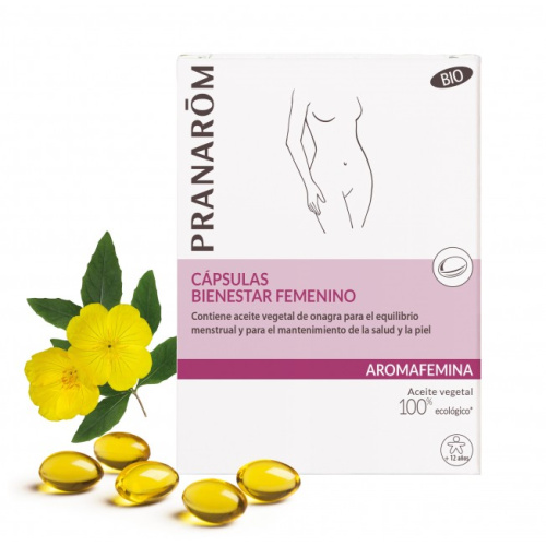Cápsulas bienestar femenino - pranarom aromafemina