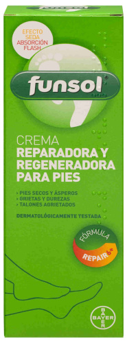 Funsol crema reparadora pies 100ml