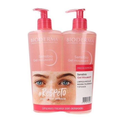 Bioderma duplo sensibio gel moussant 2x500ml