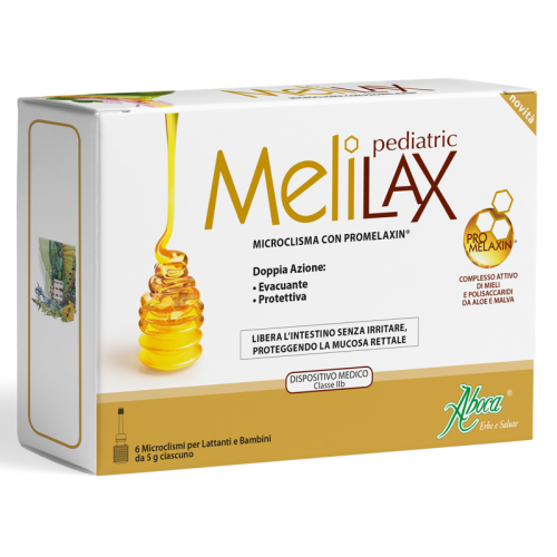 Aboca melilax microenema con promelaxin pediatric 6 microenamas de 10mg