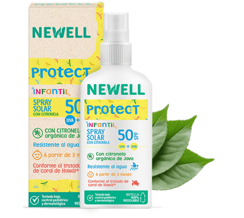 Newell protect spray solar infantil spf 50
