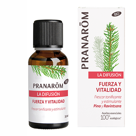 Pranarom mezcla difusor fuerza y vitalidad 30ml