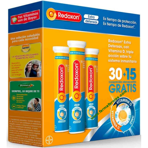 Redoxon vic naranja 30+15