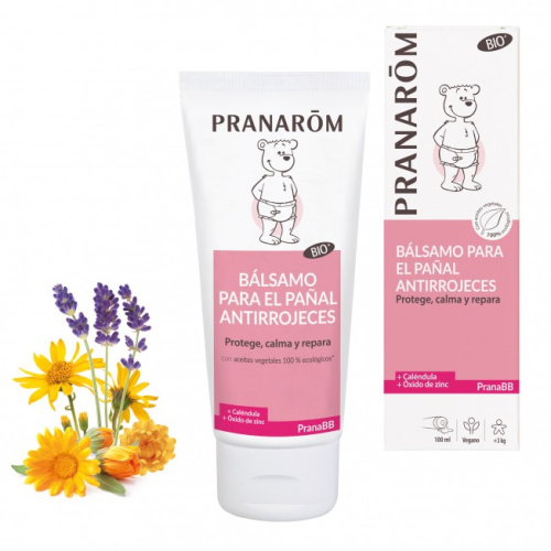 Bálsamo para el pañal antirojeces - 100 ml - pranarom pranabb