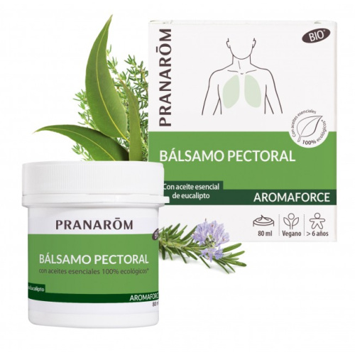 Bálsamo pectoral - 80 ml - pranarom aromaforce