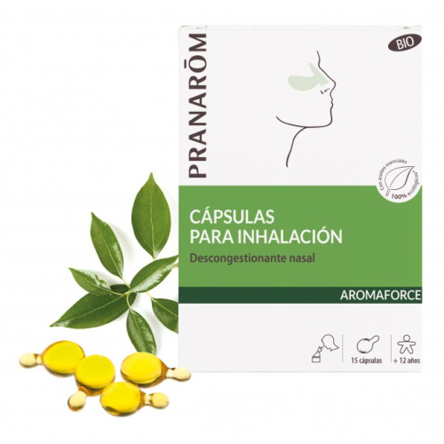 Cápsulas inhalación dm - 15 cápsulas - pranarom aromaforce