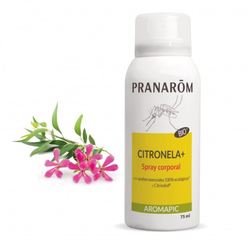 Spray corporal citronela+ - 75 ml - pranarom aromapic