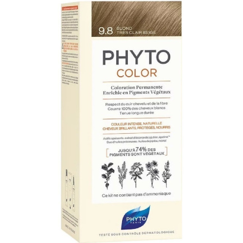 Phytocolor 9.8 blond tres clair beige