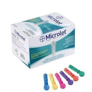 Microlet lancetas colores 25 uds